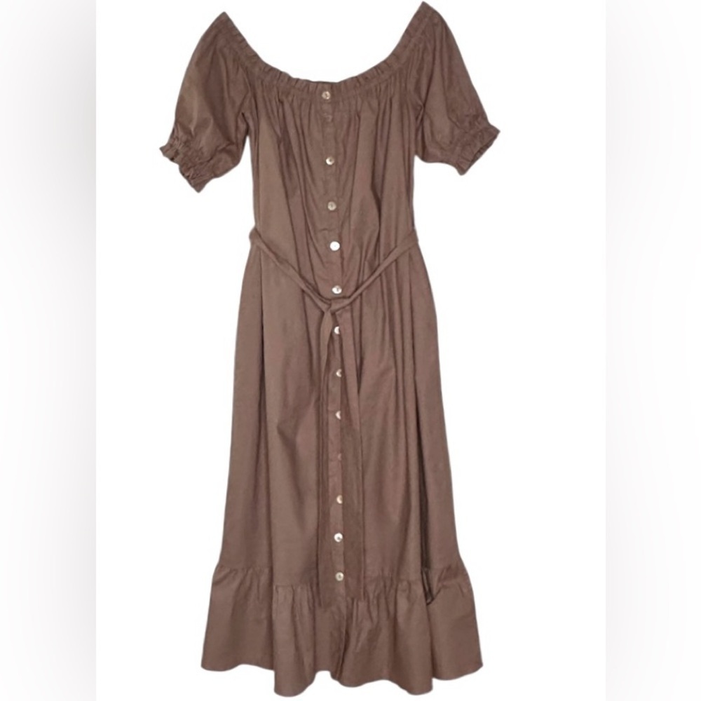 Revolve Tularosa Kami Midi Dress in Hazelnut S - Picture 4 of 8
